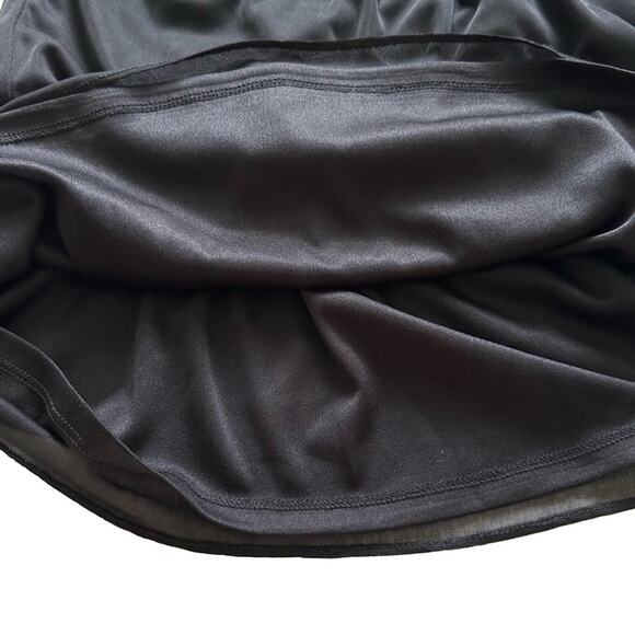 Coco Bianco Halter Top Black Gold Tone Chain Neckline Sleeveless Blouse Small - Picture 8 of 12